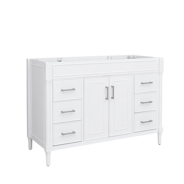 Bristol White 48-Inch Vanity Cabinet, image 2