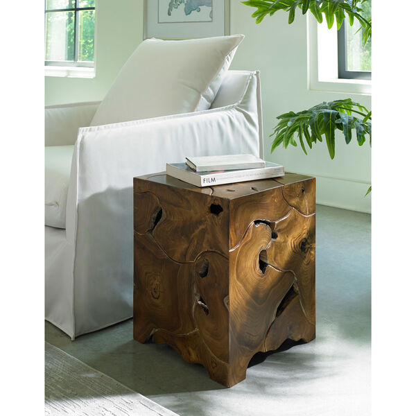 Teak Root Natural End Table, image 2