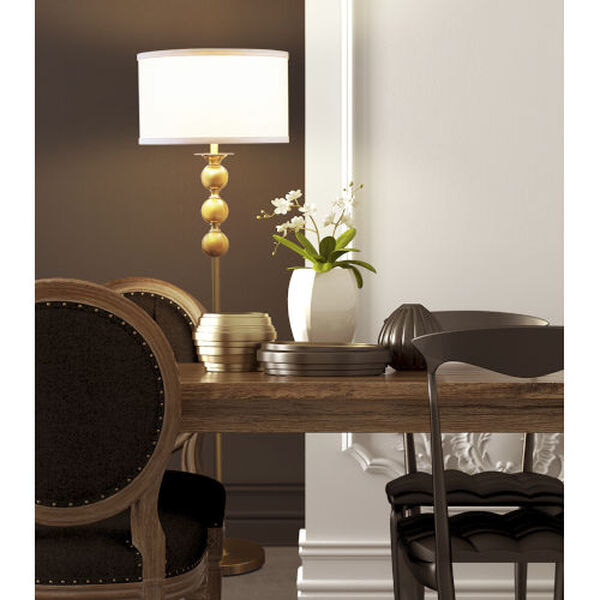 Riley Brass LED Floor Lamp, image 4
