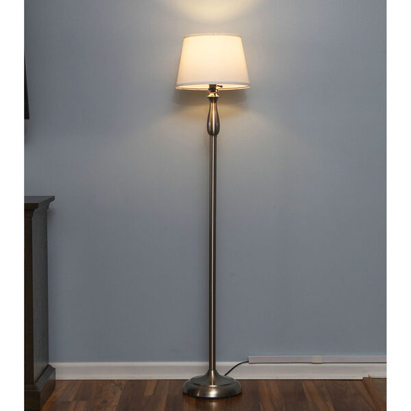 Gabriella Silver LED Floor Lamp, image 4