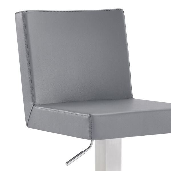 Legacy Gray and Stainless Steel 33-Inch Bar Stool, image 5