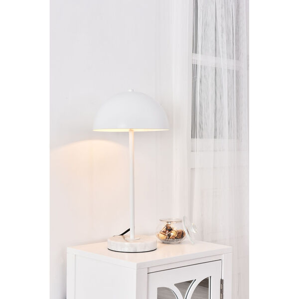 Forte White 10-Inch One-Light Table Lamp, image 2