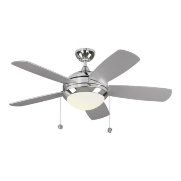 Discus Polished Nickel 44-Inch LED Ceiling Fan, image 1