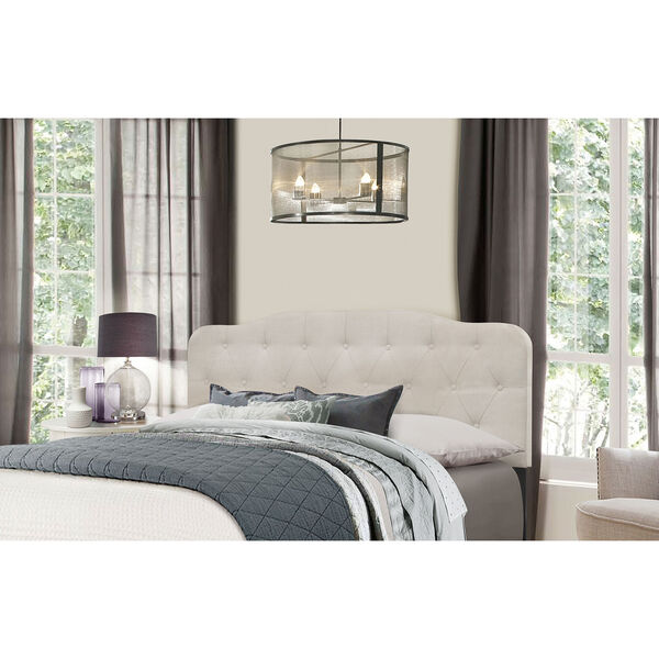 Nicole Full/Queen Headboard without Frame - Fog Fabric, image 1