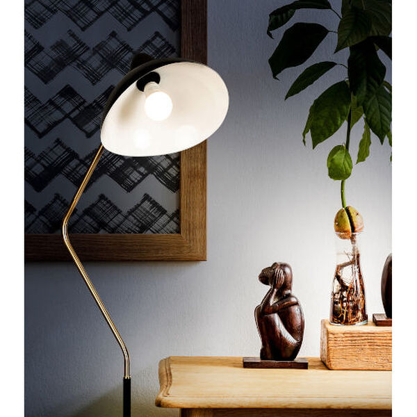 Swoop Black LED Floor Lamp, image 4
