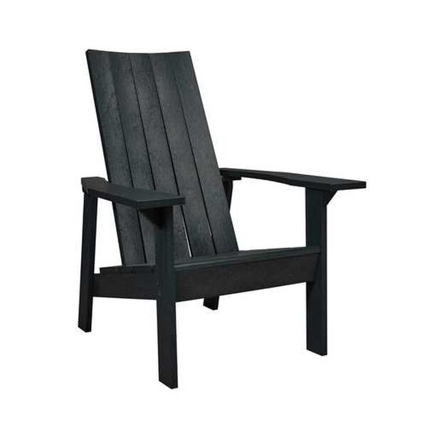 Capterra Casual Onyx Outdoor Flatback Adirondack Chair, image 7