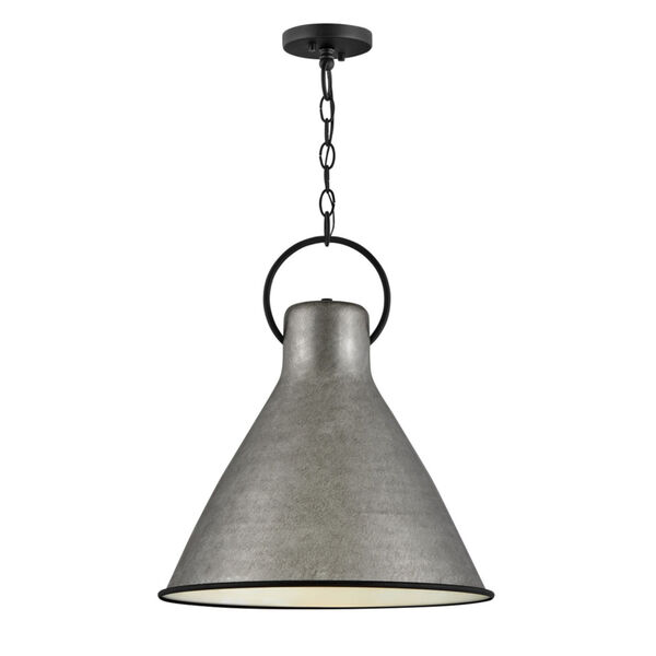 Winnie Rustic Pewter 18-Inch One-Light Pendant, image 1