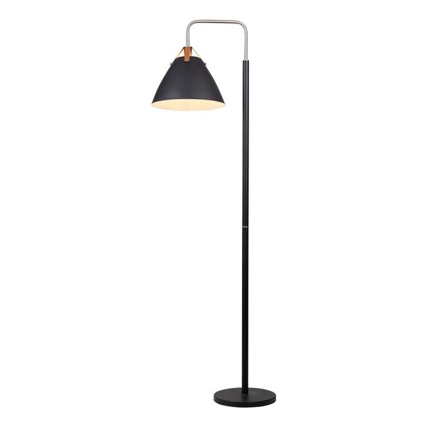 Tote Black Brass LED Floor Lamp, image 2