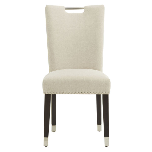Althea Beige Heathered Weave Parson Dining Chair, Set of Two, image 2