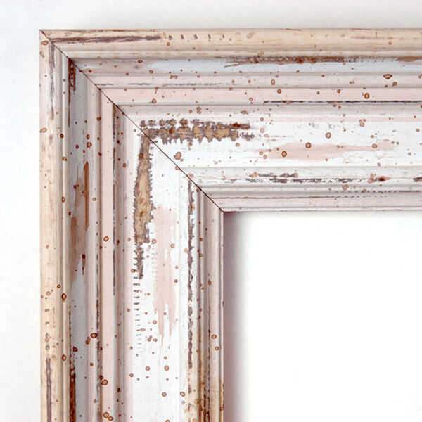 Distressed White Wash 21 x 25-Inch Medium Vanity Mirror, image 3