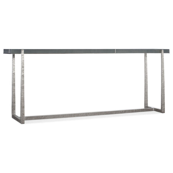 Chapman Pewter and Gray Mixed Media Console Table, image 1