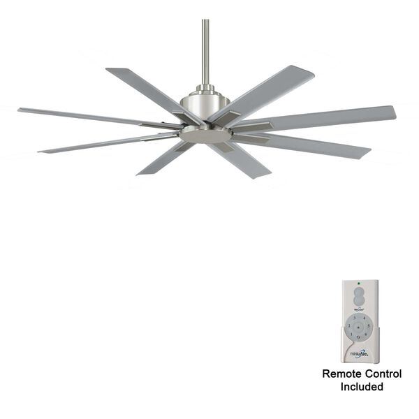 Xtreme H20 Brushed Nickel 52-Inch Outdoor Ceiling Fan, image 1
