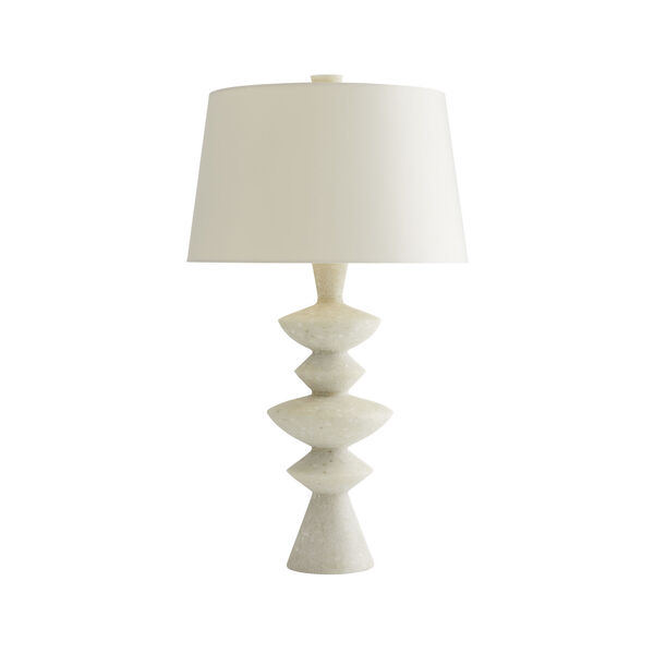 Jillian White and Ivory One-Light Table Lamp, image 1