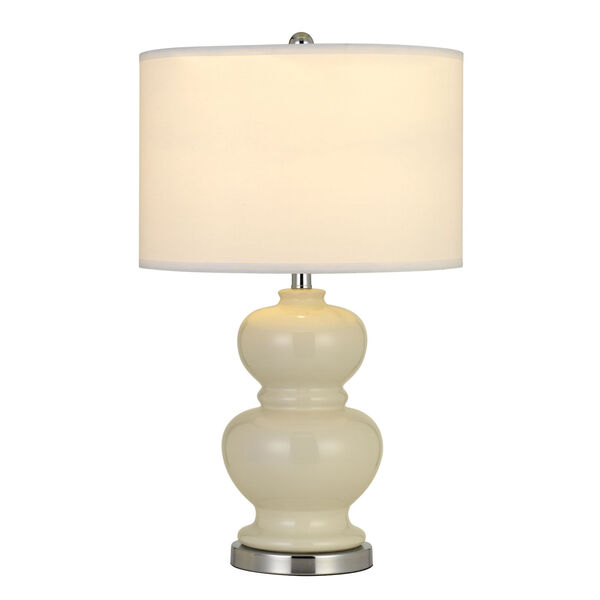 Bergamo Ivory White One-Light Table lamp, image 3
