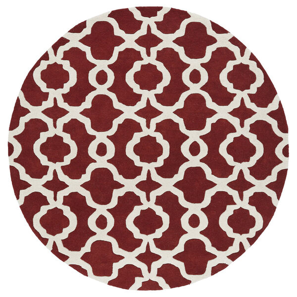 Revolution Red Hand Tufted 9Ft. 9In Round Rug, image 5