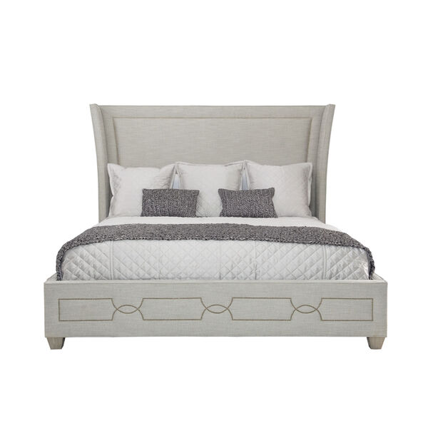 Criteria Heather Gray Wood and Fabric 90-Inch Bed, image 3