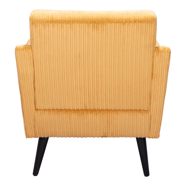 Bastille Yellow and Matte Black Accent Chair, image 4