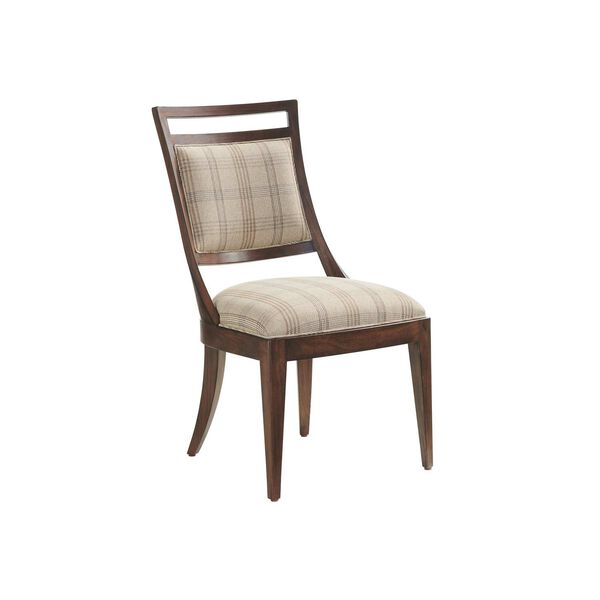 Silverado Walnut Beige Side Chair, image 1