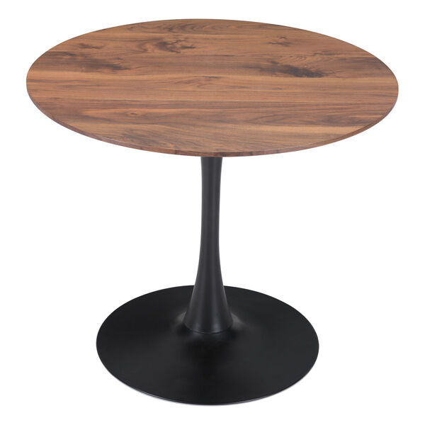 Opus Brown and Black Dining Table, image 5