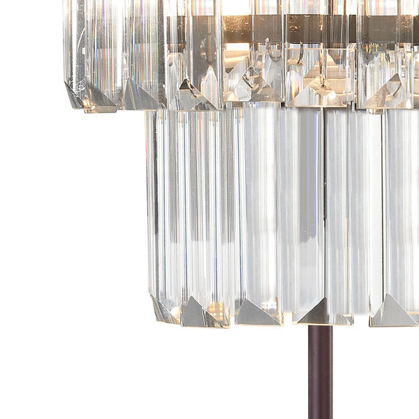 Antoinette Bronze and Clear One-Light Table Lamp, image 3
