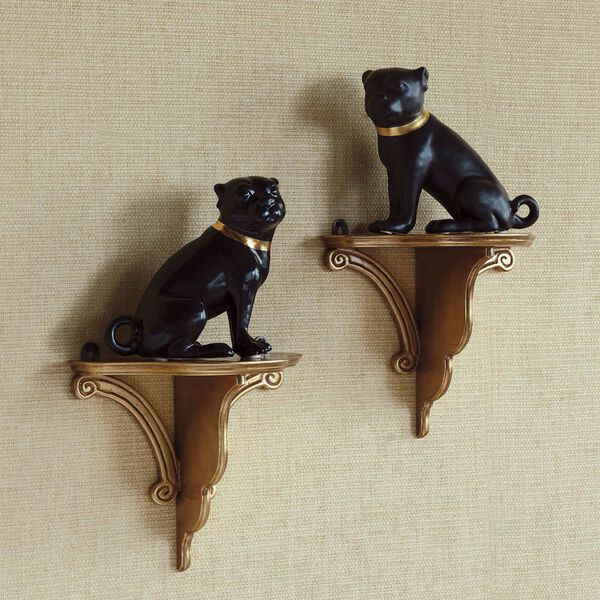 Cecil Black Decorative Object, Set of Two, image 2