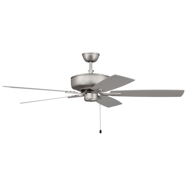 Pro Plus Brushed Satin Nickel 52-Inch Ceiling Fan, image 1