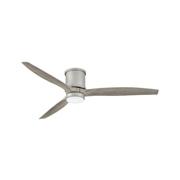 Hover Flush Brushed Nickel LED 60-Inch Ceiling Fan, image 1