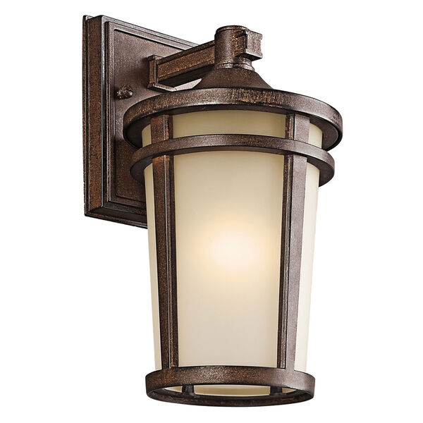 Atwood Brown Stone One-Light 6-Inch Outdoor Wall Mount, image 1