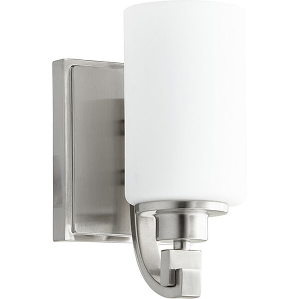 Manchester Satin Nickel One-Light Wall Sconce, image 1
