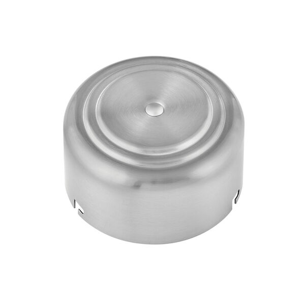 Satin Steel Switch Housing Cup, image 1