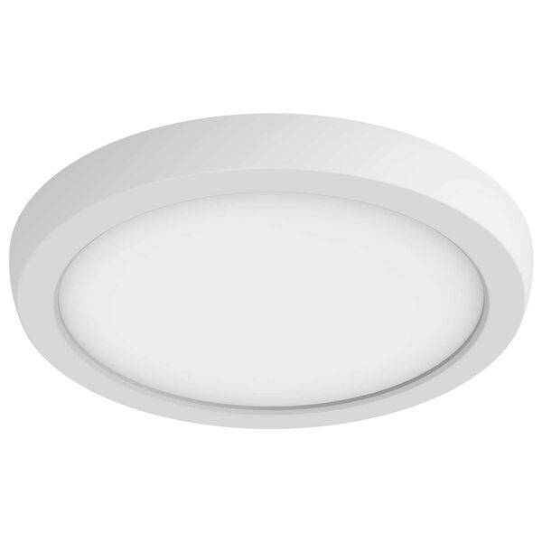 Blink Pro White Seven-Inch Integrated LED Round Flush Mount, image 1
