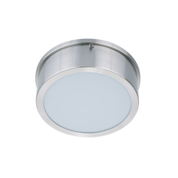 Fenn Brushed Polished Nickel 9-Inch LED Flushmount, image 2