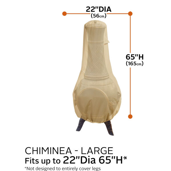 Palm Sand Outdoor Chiminea Cover, image 4