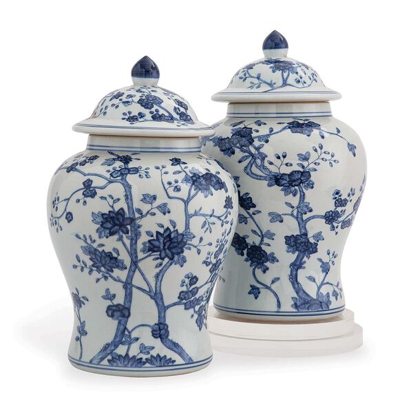 Georgia Blue Decorative Jar, image 2