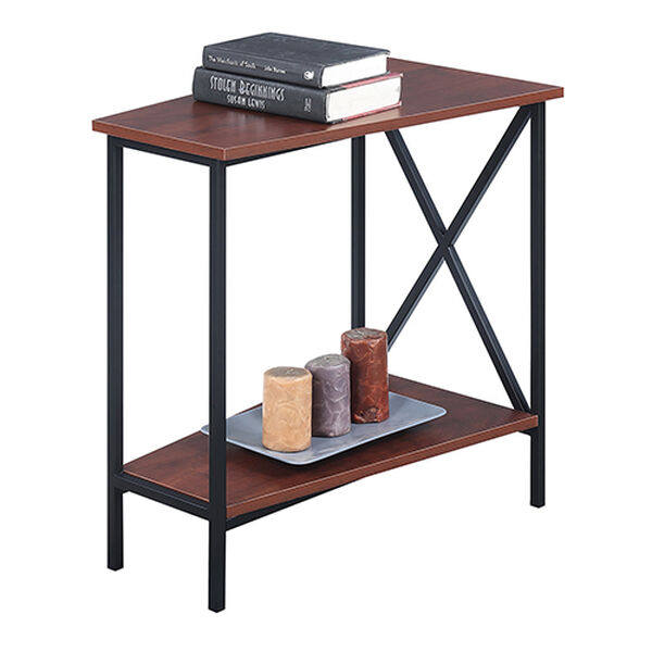 Tucson Wedge Black and Cherry End Table, image 2