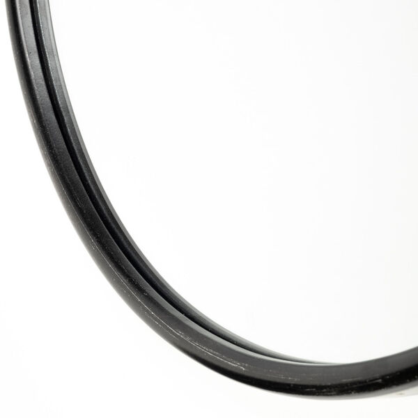 Sylvia II Black Oval Wall Mirror, image 6