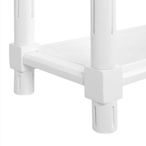Harrison White End Table with Shelf, Set of 2, image 6