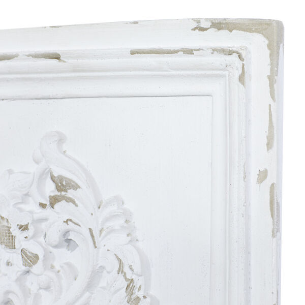 White Ornamental Fiberglass Wall Decor, image 5