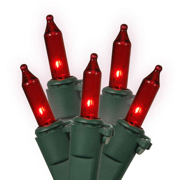 Red Green Wire Light Set 50 Lights, image 1