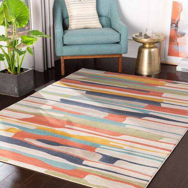 City Multicolor Rectangular: 5 Ft. 3 In. x 7 Ft. 3 In. Rug, image 2