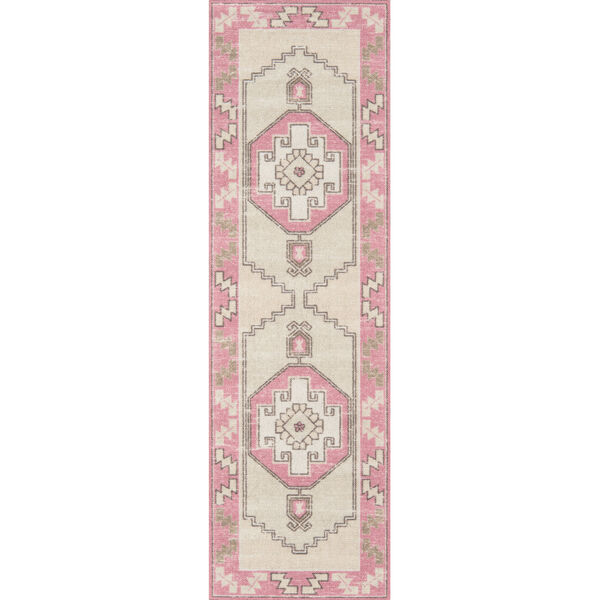 Anatolia Medallion Pink Rectangular: 5 Ft. 3 In. x 7 Ft. 6 In. Rug, image 6