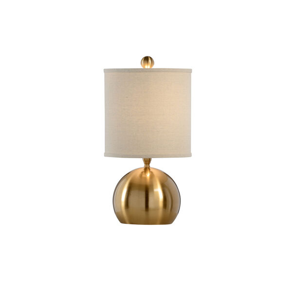 Brass One-Light Small Table Lamp, image 1