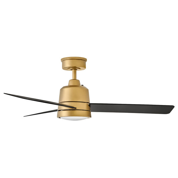 Chet Heritage Brass and Matte Black 48-Inch LED Ceiling Fan, image 5