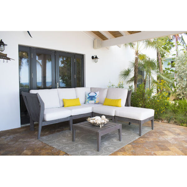Poolside Six-Piece Outdoor Sectional Set, image 3