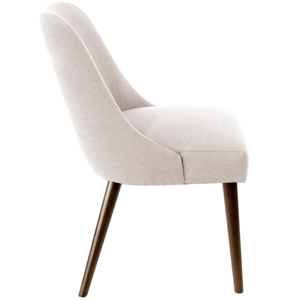 Linen Talc 33-Inch Dining Chair, image 3