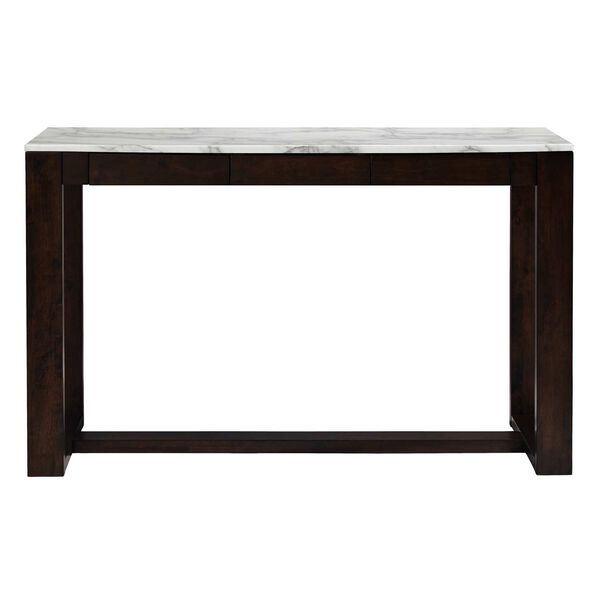 Stateside Java White Faux Marble Counter Table, image 2