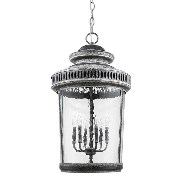 Kingston Antique Lead 22-Inch Six-Light Indoor Lantern, image 1