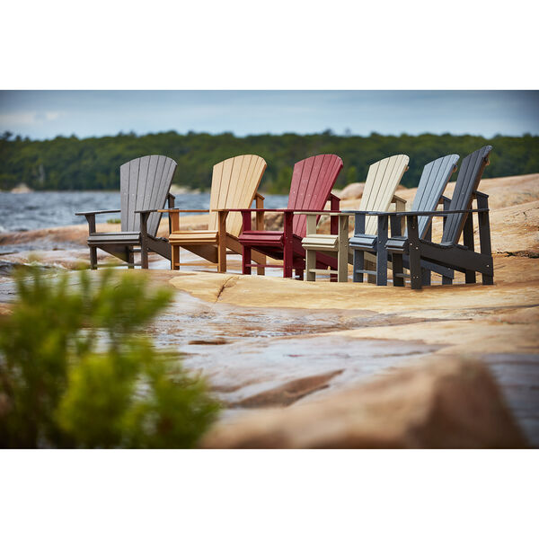 Generations Upright Adirondack Chair-Red, image 2