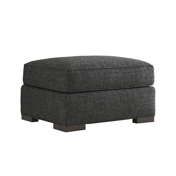 Tower Place Gray Edgemere Ottoman, image 1