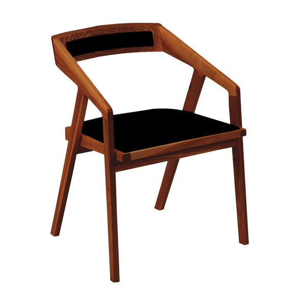 Padma Black Arm Chair, image 1